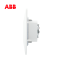 ABB开关插座由雅系列白色二位电视/调频插座AP31244-WW;10139799