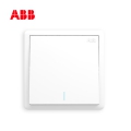 ABB明致系列一位单控带荧光开关 10AX  AQ101;10231804