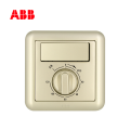 ABB开关插座德静系列珍珠金单控、定时组合开关AJ411-PG;10176227