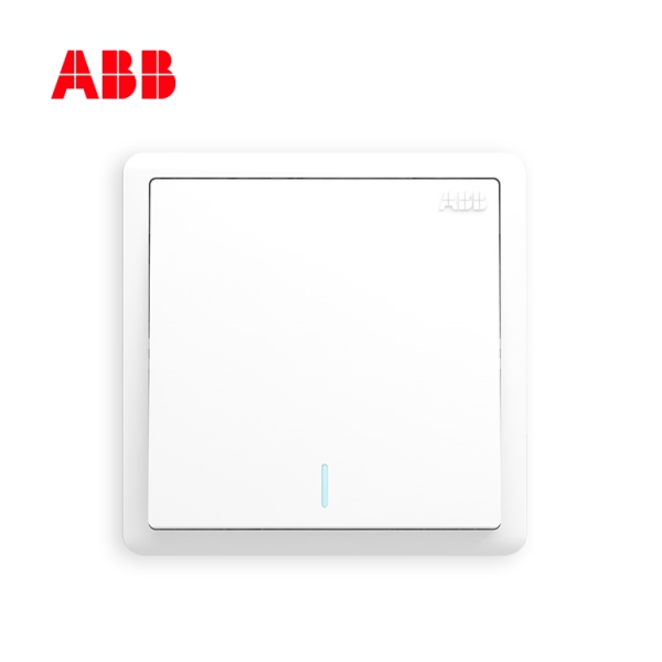 ABB远致系列一位单控带荧光开关 10AX  AO101;10231834