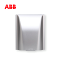 ABB开关插座单连插座防溅盒 银色AS502-S;10058147