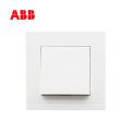 ABB开关插座由悦系列白色一位中间开关,10AXAG11953-WW;10121802