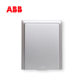 ABB开关插座单连开关防溅盒 银色AS501-S;10058148