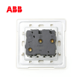 ABB开关插座由雅系列白色一位三极带开关插座 10AAP22353-WW;10139786