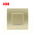 ABB开关插座由艺系列珍珠金单连空白面板  AU50444-PGPG;10135115