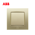 ABB开关插座由艺系列珍珠金一位双控开关 10AXAU10553-PGPG;10094869