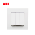 ABB开关插座由悦系列白色三位双控开关 10AXAG10753-WW;10121797