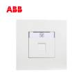 ABB开关插座由悦系列白色一位四芯电话插座 RJ11AG32144-WW;10121813
