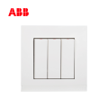 ABB开关插座由悦系列白色三位单控开关 10AXAG10353-WW;10121795