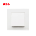 ABB开关插座由悦系列白色二位双控开关 10AXAG10653-WW;10121793