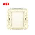 ABB开关插座德静系列珍珠金单连空白面板AJ504-PG;10176230