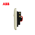ABB开关插座德静系列珍珠金一位三极带开关插座 16AAJ228-PG;10176205